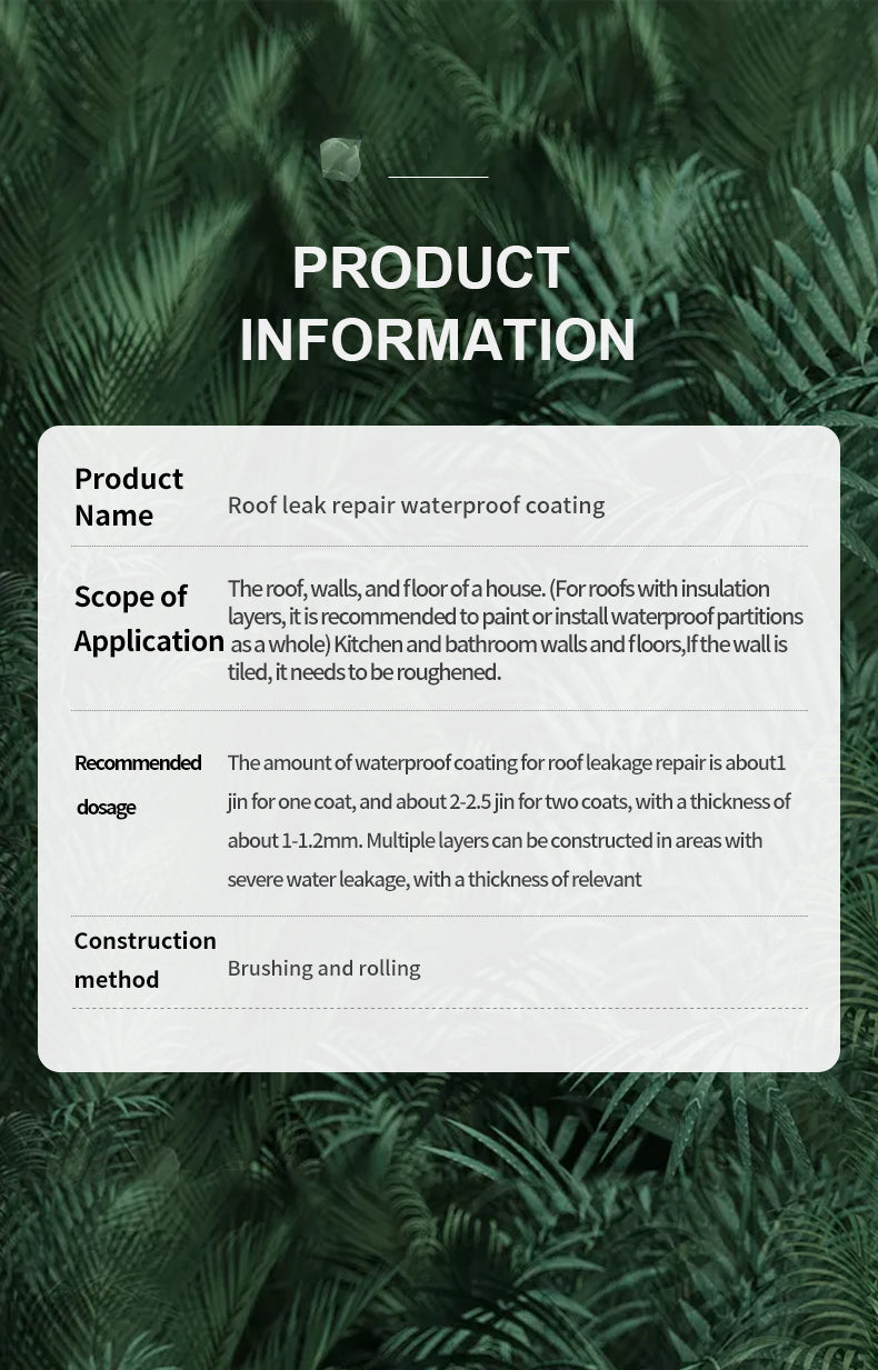 KLAISE®🏠Polyurethane Waterproofing and leak repair Eco-friendly coating