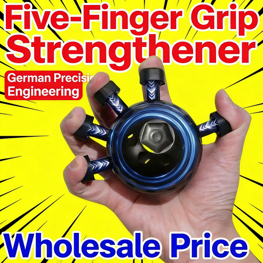 Professional-grade five-finger trainer, finger rehabilitation device, finger strength training, pressure ball, grip ball, wrist grip strengthener.