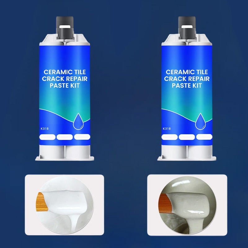 🪒KLAISE® Worry-Free Helper🏗！Ceramic Tile Crack Repair Paste Kit