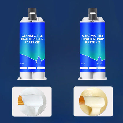 🪒KLAISE® Worry-Free Helper🏗！Ceramic Tile Crack Repair Paste Kit