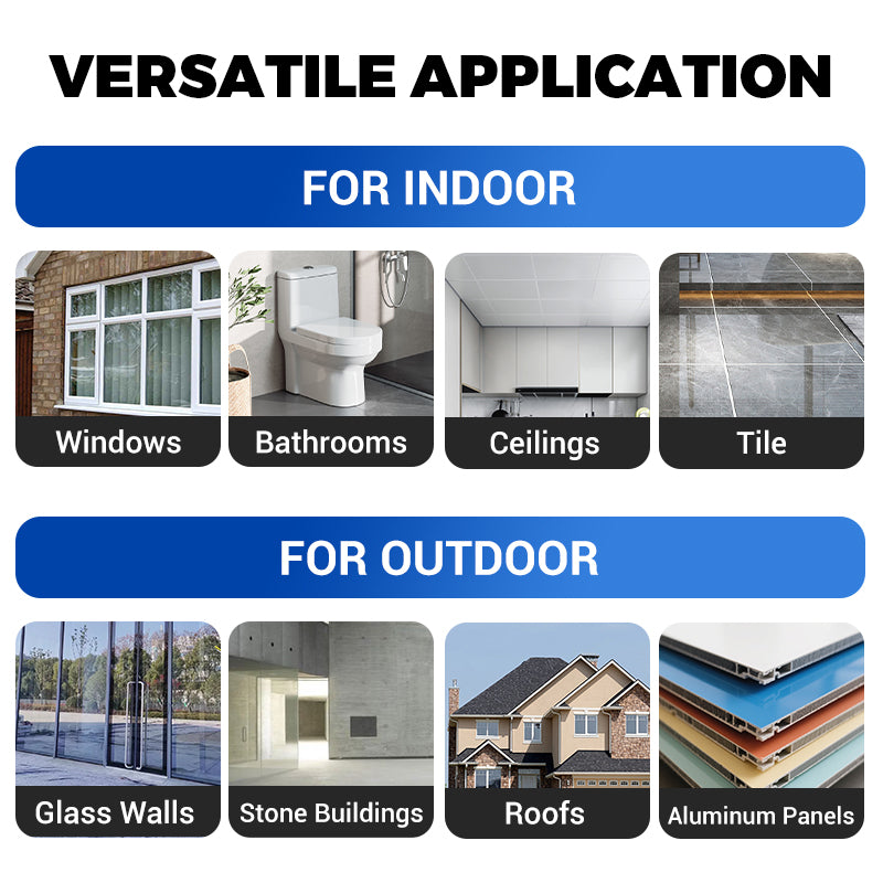 🔥2025 New Upgrades🔥Waterproof Silicone Sealant for Indoor & Outdoor