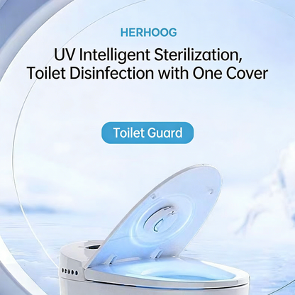 HERHOOG Toilet Seat Guardian: Fully Automatic Disinfection, Odor Removal, and UV Sterilization Device