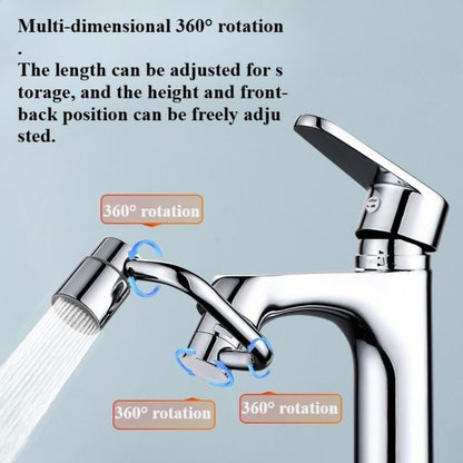 🚰 Upgrade Your Washing Routine✨ TTZZ 1080° Rotatable Faucet Aerator Extension - For Effortless, All-Angle Control!