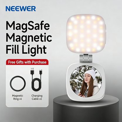 Panda Lamp Magnetic Phone Fill Light Beauty Flip Extended Shooting Video