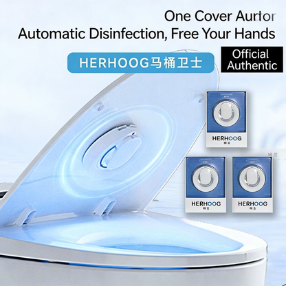 HERHOOG Toilet Seat Guardian: Fully Automatic Disinfection, Odor Removal, and UV Sterilization Device
