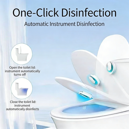 HERHOOG Toilet Seat Guardian: Fully Automatic Disinfection, Odor Removal, and UV Sterilization Device