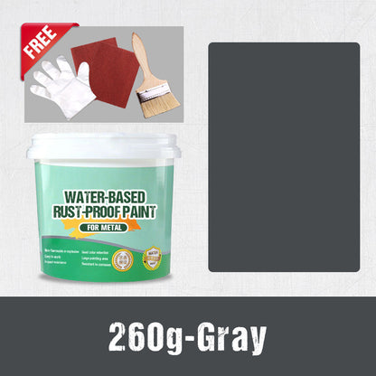 Water-Based Rust-Proof Paint for Metal with Tools