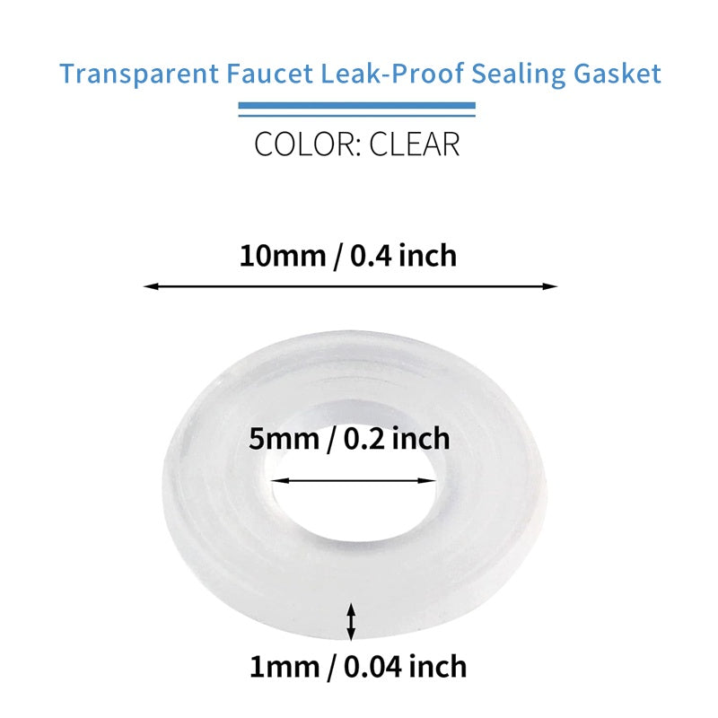 Transparent Faucet Leak-Proof Sealing Gasket