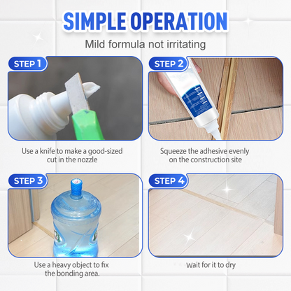 ✨2025 Hot Sale 50% Off🛠️All-Purpose Waterproof Nail-Free Glue