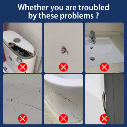 🪒KLAISE® Worry-Free Helper🏗！Ceramic Tile Crack Repair Paste Kit