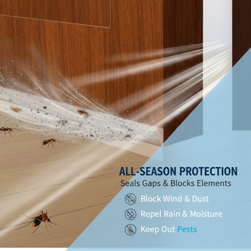 Self-Adhesive Weather Stripping for Doors & Windows