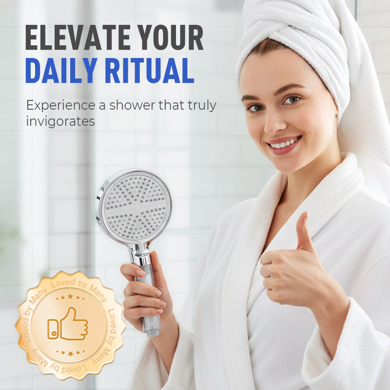 6-Mode High Pressure Handheld Shower Head with Filter