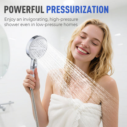 6-Mode High Pressure Handheld Shower Head with Filter